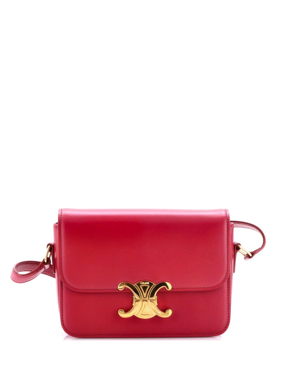 Celine Triomphe Shoulder Bag Smooth #370056C21B